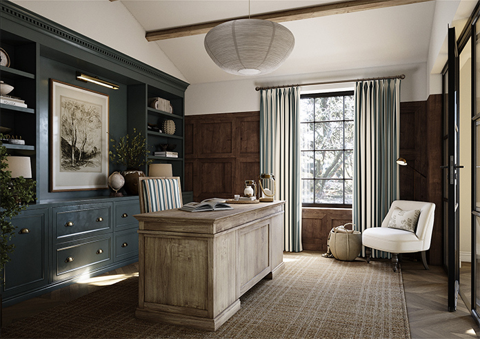 The British Stripe Co. Edward, Teignbridge No.1 - Made to Measure Curtains - Image 7